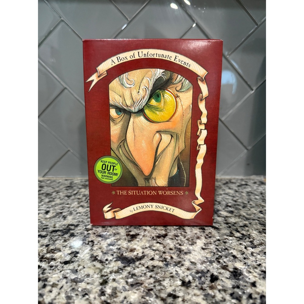 Lemony Snicket A Series of Unfortunate Events Box Set Books 4-6 Hardcover Case